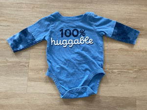 100% Huggable Onesie, 0-3M