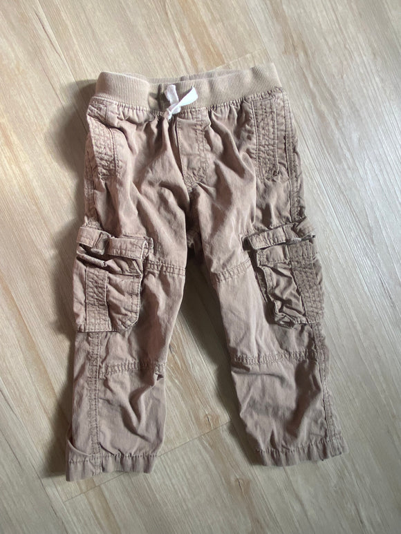 Cherokee Khaki Cargo Pants, 24M