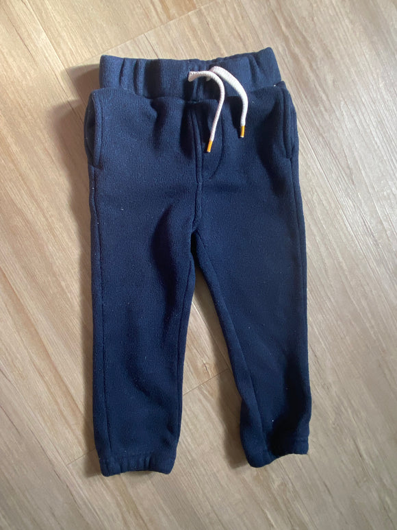 Old Navy, Navy Blue Woven Sweatpants, 2T