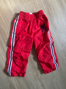 OshKosh Red Windbreaker Sweatpants, 2T