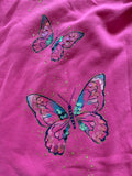 Sonoma Pink Butterfly Long Sleeve Dress, 6