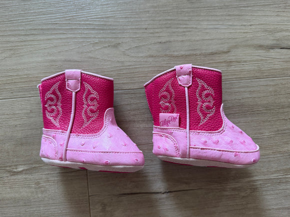Blazin Roxx Pink Cowgirl Boots, Size Infant