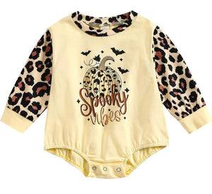 New 'Spooky Vibes' Onesie, 70 (3-6M) & 80 (6-12M)