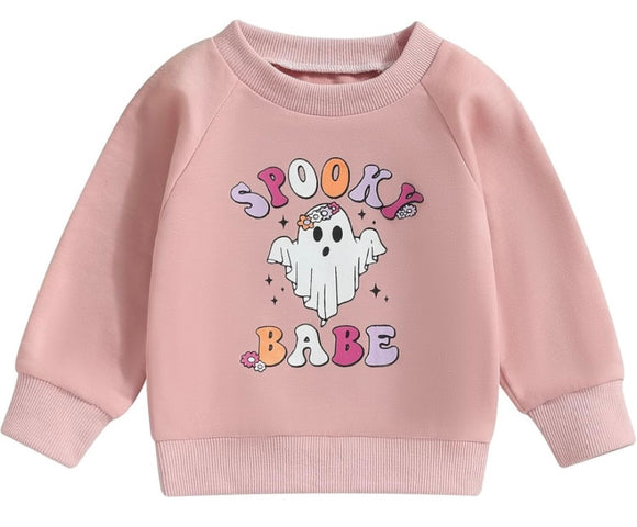 New 'Spooky Babe' Pullover, 60 (3-6M)