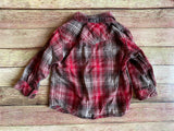 Red & Brown Flannel, 6-12M