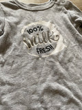 100% Milk Fresh Bodysuit, 9M