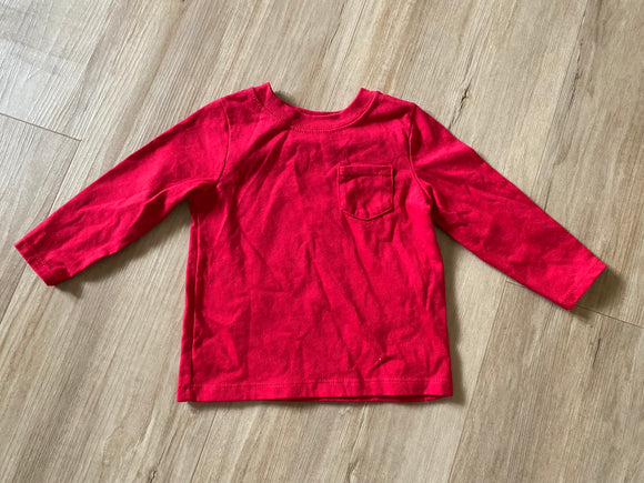 Garanimals Red Pocket Long Sleeve, 12M