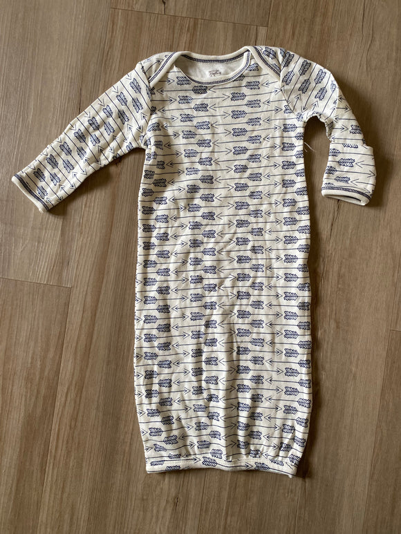 Touched by Nature Organic Cotton Arrow Sleep Gown, 0-6M