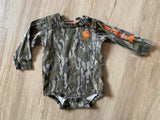 Carhartt Camo Long Sleeve Onesie, 6M