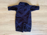 OshKosh Navy Corduroy Overall Bodysuit, NB