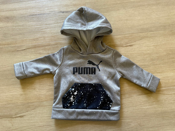 PUMA Grey/Navy Sweatshirt, 0-3M