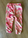 Cat & Jack Pink Tie Dye Warm & Comfy Jogger Sweatpants, 2T