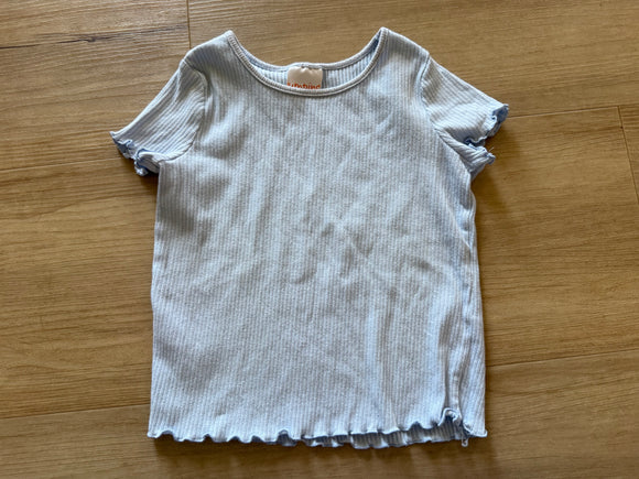 Jumping Beans Blue Rib Knit Top, 4