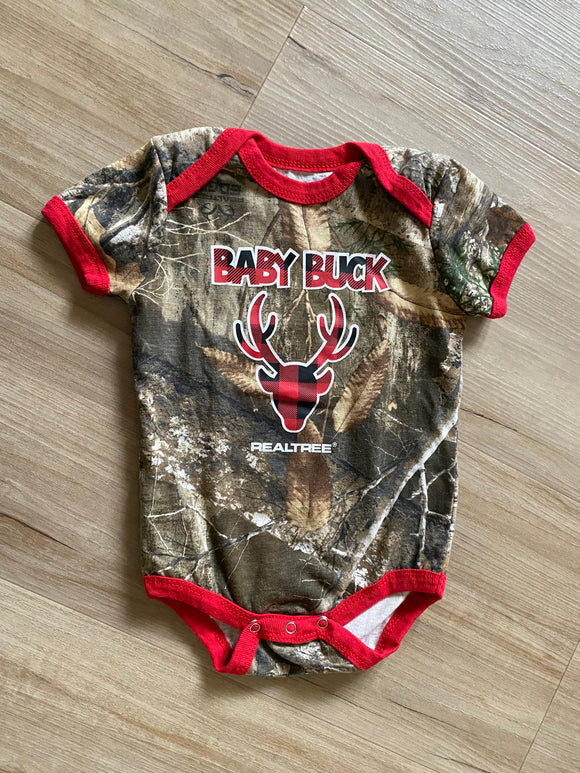 Realtree Baby Buck Onesie, 6-9M