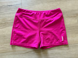 Reebok Pink Play Dry Athletic Bike Shorts, L(12-14)