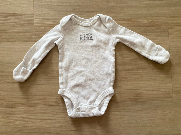 'One of a Kind' Long Sleeve Onesie, NB