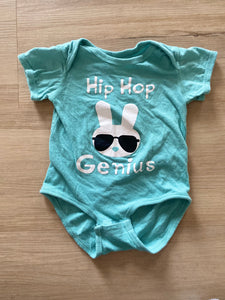 'Hip Hop Genius' Bunny Onesie, 18M