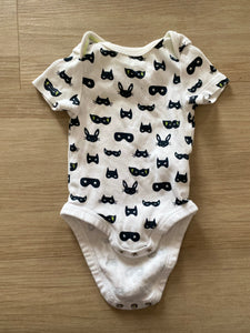 Bunny Mask Onesie, 0-3M