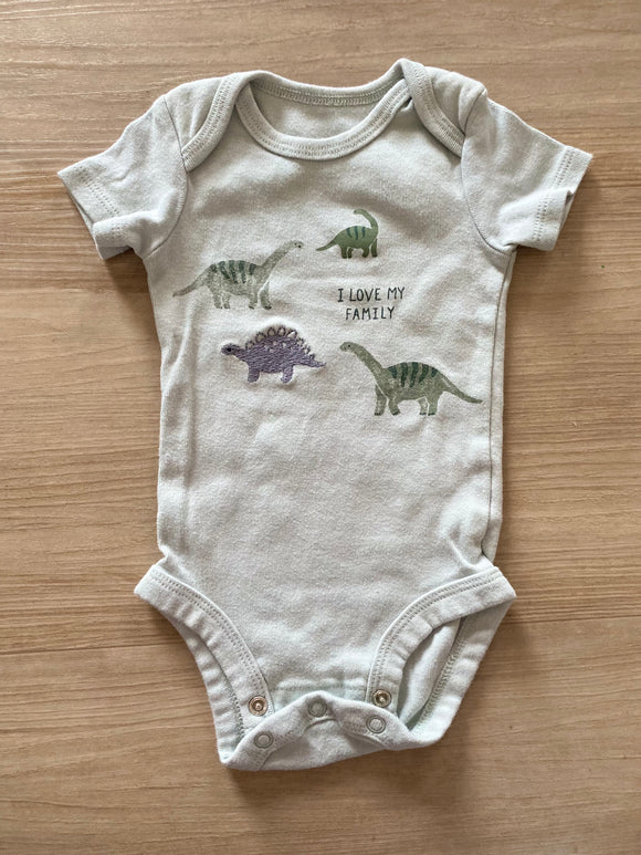 'I Love My Family' Dino Onesie, 0-3M