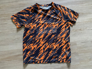 UA Orange/Black/Grey T-Shirt, YLG (14-16)