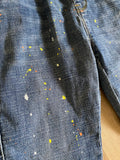 Cinyi Paint Spotted Pull On Jeans, 150/58 (Size 12)