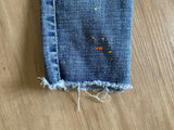 Cinyi Paint Spotted Pull On Jeans, 150/58 (Size 12)