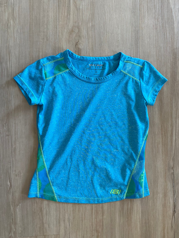 Blue Sketcheres Ahtletic Tee, 5/6