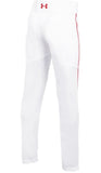 NWT White/Red Under Armour Baseball Pants, YSM (8)