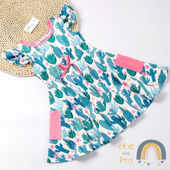 New Okie & Lou Cactus Dress, S (2T)