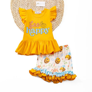 New Okie & Lou 'bee happy' Set, M (3T)