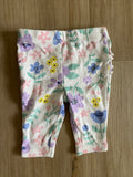 Carter's Floral Leggings, NB