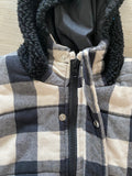 Black Checkered Vest, 4T