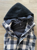 Black Checkered Vest, 4T