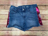 Pink Sequence Shorts, L(10-12)