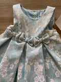 NWT Light Blue Sparkly Floral Dress, 2T