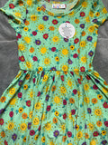 NWT DotDot Smile Sunshine & Flowers Caps Dress, 8/10