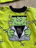 Halloween Frankenstien Bodysuit + Hat, 12M