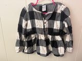Carter's White/Black Button Down Long Sleeve, 24M