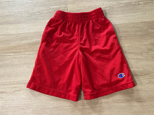 Champion Red Mesh Athletic Shorts, S(5/6)