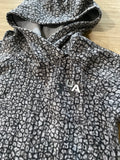 UA Cheetah Print Pullover, YXS (6-7)