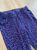 Circo Purple Heart Print Jeggings, 3T