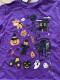 Tractor Supply Purple Farm Halloween Tee, 3T