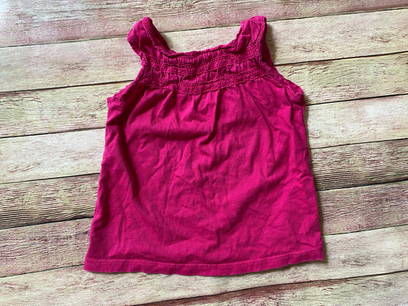 Burgundy Loose Tank, 2T