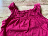 Burgundy Loose Tank, 2T