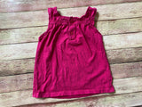 Burgundy Loose Tank, 2T