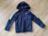 Puma Navy/White Zip Up Sweatshirt, XS (5/6)