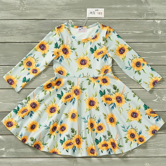 Sunny Petals Dress, 6/6X & 10/12