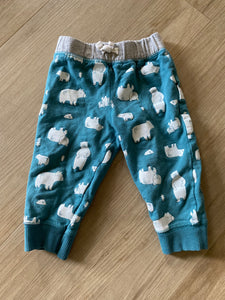 Carter's Bear Print Sweatpants, 9M