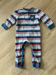 Carhartt Striped Bodysuit, 24M