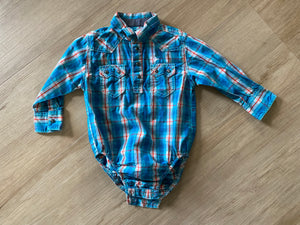 Cody James Button Down Onesie, 18M